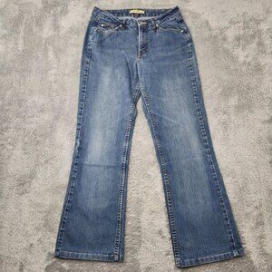 Riders By Lee Jeans Womens 8/32 M Blue Instantly Slimming Bootcut‎ Denim